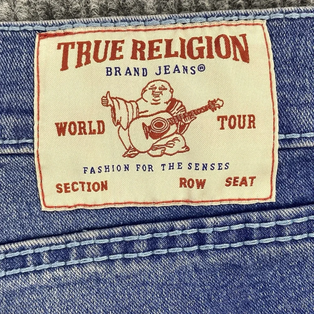 True Religion Geno Big T NF Slim Jeans Men's Size 38 Medium Neptune‎ Wash NWT